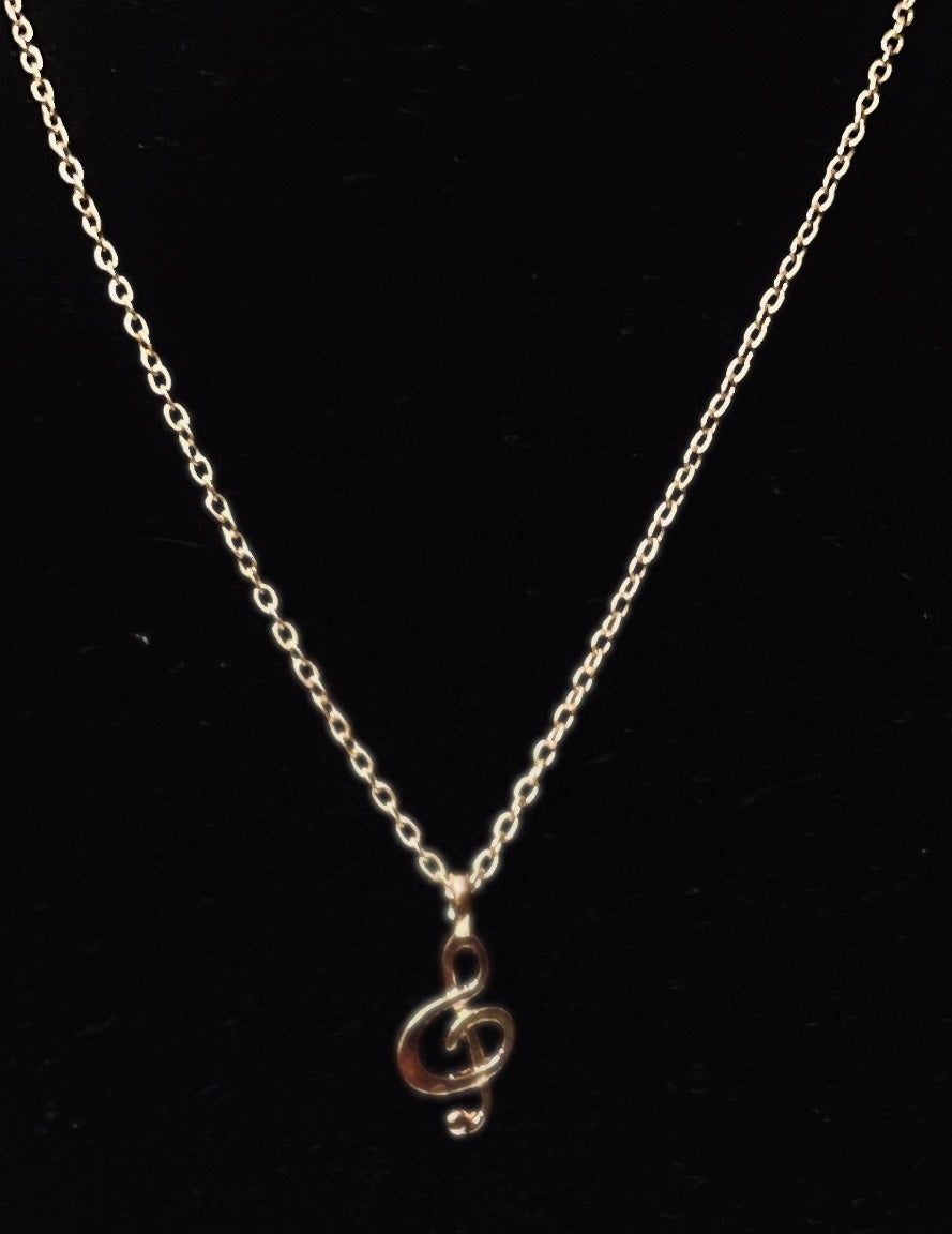 Music Charm Necklace