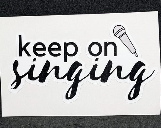 Singer Inspired Stickers - 2