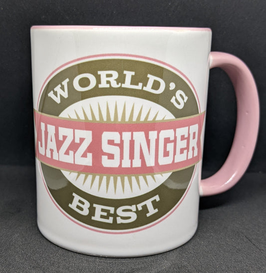 Jazz Singer - Pink 11oz Mug